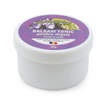 Balsam tonic pentru masaj frunte si ceafa cu menta si ienupar 55 g