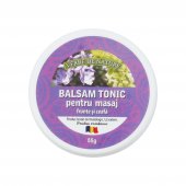Balsam tonic pentru masaj frunte si ceafa cu menta si ienupar 55 g