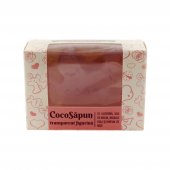 CocoSapun transparent figurine cu argan, migdale dulci si parfum de roze 50 g