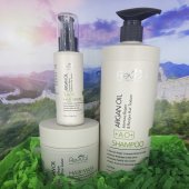 Revival Kit Argan - 3 produse (masca, sampon, ser) 500ml&1000ml&100ml