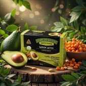 Sapun Activ Exfoliant cu samburi de caise, morcov, avocado si note citrice 100 g
